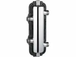 Separator hidraulic  din inox, izolat, cu dezaerator și robinet de golire - 1"