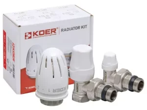 Set robineti cu termostat p/u calarifer 1/2 colt