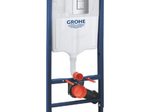 PACHET 3 IN 1 REZERVOR VAS WC INCASTRAT GROHE RAPID SL - CADRU, SISTEM FIXARE, CLAPETA SKATE COSMOPOLITAN CROM 3/6-6/9 L